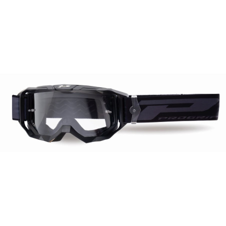 PROGRIP GOGLE PG3300-322 TR VISION KOLOR CZARNY MAT (SZYBA PG3310 PRZEZROCZYSTA ANTISCRATCH, NO FOG, ANTI UV)