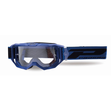 PROGRIP GOGLE PG3300-410 TR VISION KOLOR NIEBIESKI MAT (SZYBA PG3310 PRZEZROCZYSTA ANTISCRATCH, NO FOG, ANTI UV)