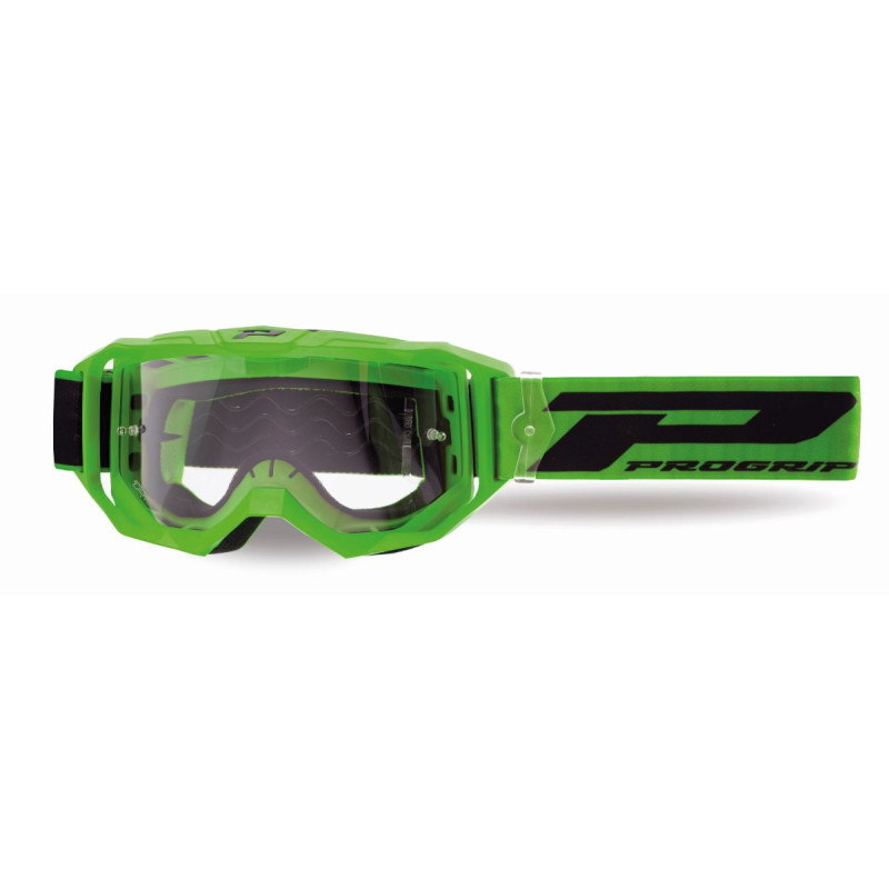 PROGRIP GOGLE PG3300-413 TR VISION KOLOR ZIELONY MAT (SZYBA PG3310 PRZEZROCZYSTA ANTISCRATCH, NO FOG, ANTI UV)