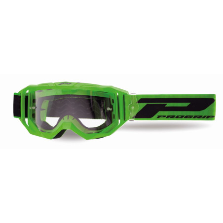 PROGRIP GOGLE PG3300-413 TR VISION KOLOR ZIELONY MAT (SZYBA PG3310 PRZEZROCZYSTA ANTISCRATCH, NO FOG, ANTI UV)
