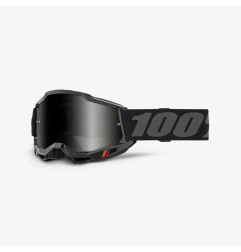 100 PROCENT GOGLE ACCURI 2 SAND BLACK - SMOKE LENS - KOLOR CZARNY/SZARY SZYBKA PRZYCIEMNIANA