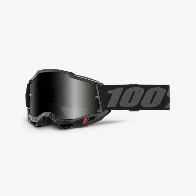 100 PROCENT GOGLE ACCURI 2 SAND BLACK - SMOKE LENS - KOLOR CZARNY/SZARY SZYBKA PRZYCIEMNIANA