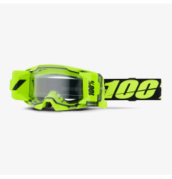 100 PROCENT GOGLE ARMATIC FORECAST ROLL-OFF NEON YELLOW - CLEAR LENS - KOLOR ŻÓŁTY FLUO/CZARNY SZYBA PRZEŹROCZYSTA