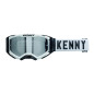 KENNY RACING GOGLE PERFORMANCE EVO 2 WHITE-CLEAR LENS- SZYBKA PRZEŹROCZYSTA KOLOR BIAŁY/CZARNY