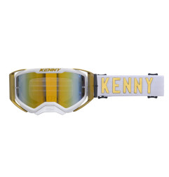 KENNY RACING GOGLE PERFORMANCE EVO 2 GOLD MIRROR- LUSTRO KOLOR ZŁOTY/BIAŁY
