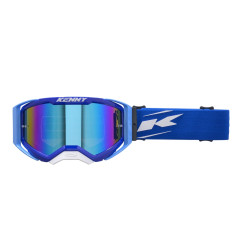 KENNY RACING GOGLE PERFORMANCE EVO 2 WHITE BLUE MIRROR-LUSTRO KOLOR BIAŁY/NIEBIESKI