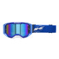 KENNY RACING GOGLE PERFORMANCE EVO 2 WHITE BLUE MIRROR-LUSTRO KOLOR BIAŁY/NIEBIESKI