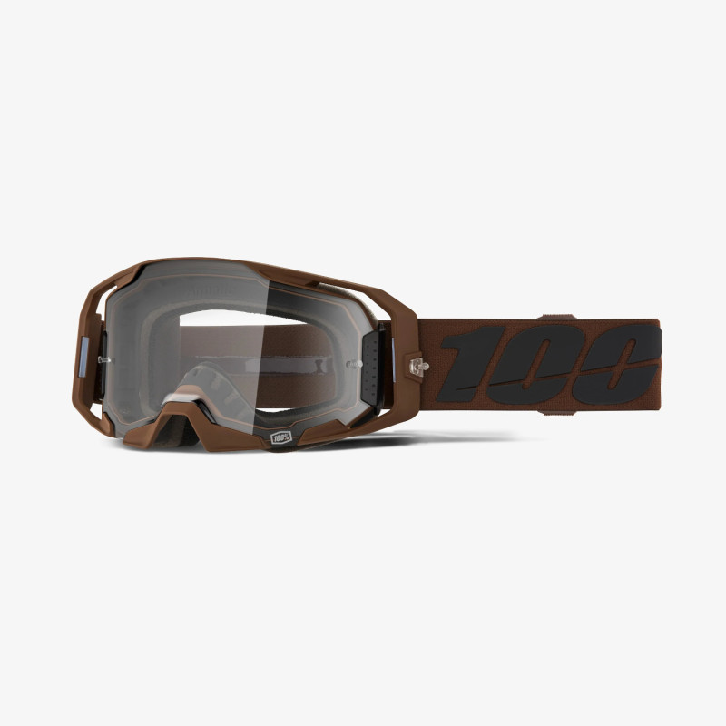 100 PROCENT GOGLE ARMATIC SALCEDO - CLEAR LENS - KOLOR CZARNY - SZYBKA PRZEŹROCZYSTA