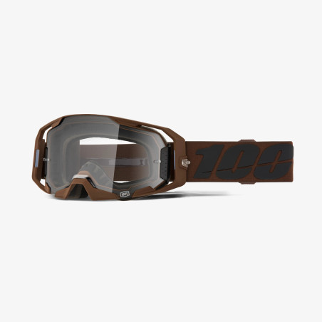 100 PROCENT GOGLE ARMATIC SALCEDO - CLEAR LENS - KOLOR CZARNY - SZYBKA PRZEŹROCZYSTA