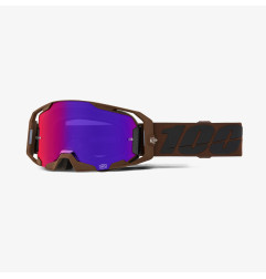 100 PROCENT GOGLE ARMATIC SALCEDO - SILVER MIRROR LENS - KOLOR CZARNY - SZYBKA SREBRNE LUSTRO