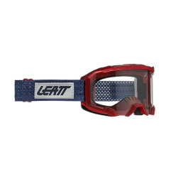 LEATT GOGLE VELOCITY 4.0 MTB GOGGLE CHILLI LENS CLEAR 83% - KOLOR BORDOWY/GRANATOWY SZYBKA PRZEŹROCZYSTA
