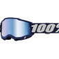 100 PROCENT GOGLE ACCURI 2 DEEPMARINE - MIRROR BLUE LENS - KOLOR GRANATOWY/BIAŁY SZYBKA NIEBIESKIE LUSTRO
