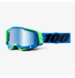 100 PROCENT WYPRZEDAŻ GOGLE RACECRAFT 2 FREMONT - MIRROR BLUE LENS - KOLOR NIEBIESKI/ZIELONY SZYBKA NIEBIESKIE LUSTRO