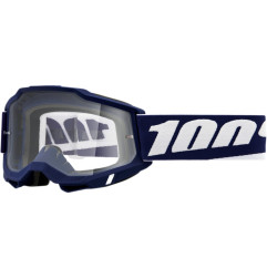 100 PROCENT GOGLE ACCURI 2 MIFFLIN - CLEAR LENS - KOLOR GRANATOWY/BIAŁY SZYBKA PRZEŹROCZYSTA