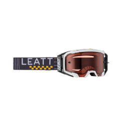 LEATT GOGLE VELOCITY 5.5 GOGGLE PEARL ROSE UC 32% - KOLOR BIAŁY/GRAFITOWY SZYBKA RÓŻOWE ZŁOTO