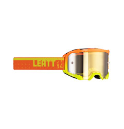 LEATT GOGLE VELOCITY 4.5 IRIZ GOGGLE CITRUS BRONZ UC 68% - KOLOR POMARAŃCZOWY/ŻÓŁTY FLUO SZYBKA LUSTRZANA BRĄZOWA