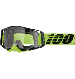 100 PROCENT GOGLE ARMEGA NEON YELLOW - CLEAR LENS - KOLOR ŻÓŁTY FLUO/CZARNY SZYBKA PRZEŹROCZYSTA