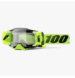 100 PROCENT GOGLE ARMEGA FORECAST ROLL-OFF NEON YELLOW - KOLOR ŻÓŁTY FLUO / CZARNY SZYBKA PRZEŹROCZYSTA