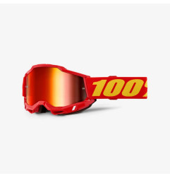 100 PROCENT GOGLE ACCURI 2 RED - MIRROR RED LENS KOLOR CZERWONYY/ŻÓŁTY SZYBA CZERWONE LUSTRO