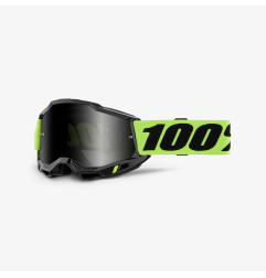 100 PROCENT GOGLE ACCURI 2 SAND NEON YELLOW - SMOKE LENS KOLOR CZARNY/ŻÓŁTY FLUO SZYBA PRZYCIEMNIANA