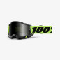 100 PROCENT GOGLE ACCURI 2 SAND NEON YELLOW - SMOKE LENS KOLOR CZARNY/ŻÓŁTY FLUO SZYBA PRZYCIEMNIANA