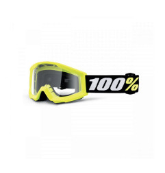 100 PROCENT GOGLE STRATA MINI YELLOW JUNIOR / KID / DZIECIĘCE KOLOR ŻÓŁTY (SZYBKA PRZEŹROCZYSTA)