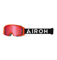 Gogle motocyklowe Airoh Blast XR1 Orange Matt szyba Red Mirrored (1 szyba w zestawie)