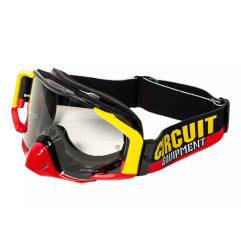 Gogle motocyklowe Circuit Quantum-N żółty/czerwony