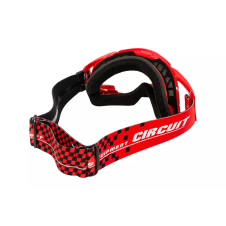 Gogle motocyklowe Circuit Quantum-N czerwony/czarny