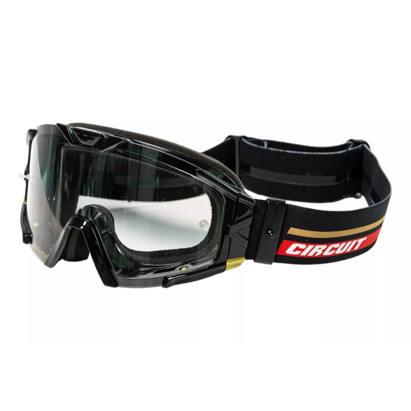 Gogle motocyklowe Circuit Quantum czarny/złoty