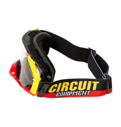 Gogle motocyklowe Circuit Quantum-N żółty/czerwony