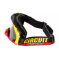 Gogle motocyklowe Circuit Quantum-N żółty/czerwony