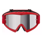 Gogle motocyklowe dziecięce Alpinestars Vision Blaze czerwony szyba lustrzana srebrna