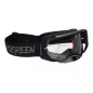 Gogle motocyklowe AirScreen Aero 04 MX czarny ciemny szary wizjer przeźroczysty