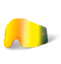100 PROCENT WYPRZEDAŻ SZYBA/SZYBKA DO GOGLI JUNIOR ACCURI 1 / STRATA 1 YOUTH GOLD MIRROR KOLOR ZŁOTE LUSTRO Z ANTI FOG