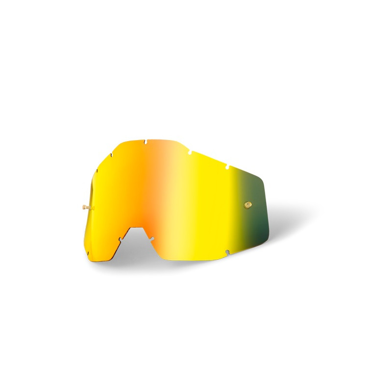 100 PROCENT WYPRZEDAŻ SZYBA/SZYBKA DO GOGLI JUNIOR ACCURI 1 / STRATA 1 YOUTH GOLD MIRROR KOLOR ZŁOTE LUSTRO Z ANTI FOG