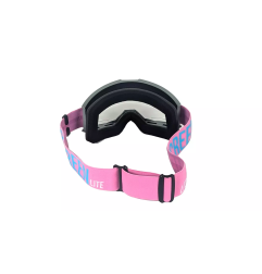 Gogle motocyklowe AirScreen Lite 01 EX szary pink wizjer przeźroczysty