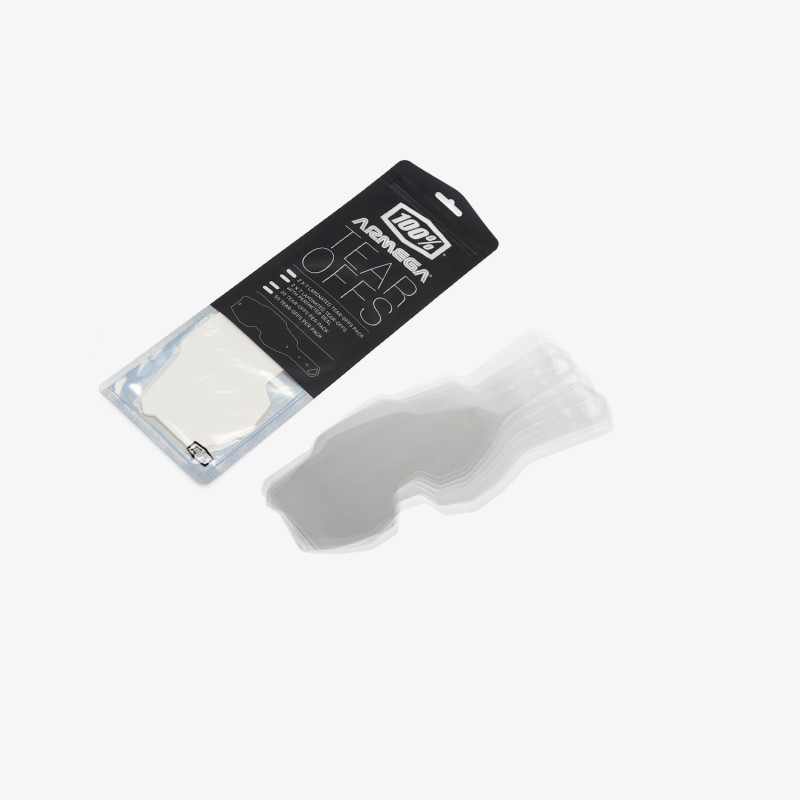 100 PROCENT ARMEGA / ARMATIC STANDARD TEAR-OFFS 20PK - ZRYWKI / ZRZUTKI DO GOGLI ARMEGA / ARMATIC 20 SZTUK