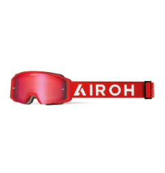Gogle motocyklowe Airoh Blast XR1 Red Matt szyba Blue Mirrored (1 szyba w zestawie)