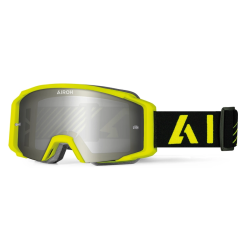 Gogle motocyklowe Airoh Blast XR1 Yellow Matt szyba Silver Mirrored (1 szyba w zestawie)