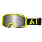 Gogle motocyklowe Airoh Blast XR1 Yellow Matt szyba Silver Mirrored (1 szyba w zestawie)