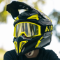 Gogle motocyklowe Airoh Blast XR1 Yellow Matt szyba Silver Mirrored (1 szyba w zestawie)