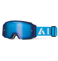 Gogle motocyklowe Airoh Blast XR1 Blue Matt szyba Blue Mirrored (1 szyba w zestawie)