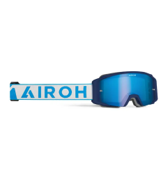 Gogle motocyklowe Airoh Blast XR1 Blue Matt szyba Blue Mirrored (1 szyba w zestawie)