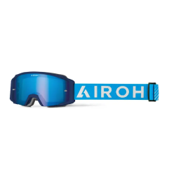 Gogle motocyklowe Airoh Blast XR1 Blue Matt szyba Blue Mirrored (1 szyba w zestawie)