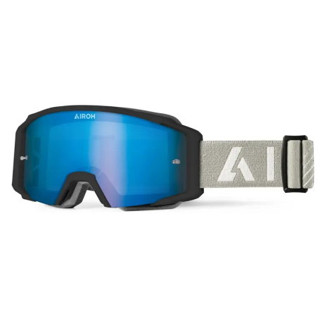 Gogle motocyklowe Airoh Blast XR1 Black Matt szyba Blue Mirrored (1 szyba w zestawie)