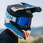 Gogle motocyklowe Airoh Blast XR1 Blue Matt szyba Blue Mirrored (1 szyba w zestawie)