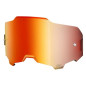 100 PROCENT ARMEGA / ARMATIC REPLACEMENT MIRROR RED LENS - SZYBA/SZYBKA/SZYBKA DO GOGLI ARMEGA / ARMATIC KOLOR CZERWONE LUSTRO