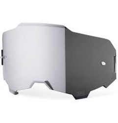 100 PROCENT ARMEGA / ARMATIC REPLACEMENT MIRROR SILVER LENS - SZYBA/SZYBKA/SZYBKA DO GOGLI ARMEGA / ARMATIC KOLOR SREBRNE LUSTRO