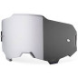 100 PROCENT ARMEGA / ARMATIC REPLACEMENT MIRROR SILVER LENS - SZYBA/SZYBKA/SZYBKA DO GOGLI ARMEGA / ARMATIC KOLOR SREBRNE LUSTRO